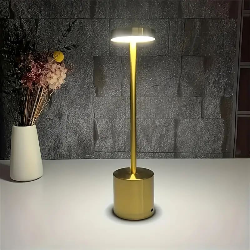Luminária Touch Aurum | 3 Tons de LED